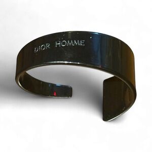 Dior Homme Black acrylic Cuff Bracelet
